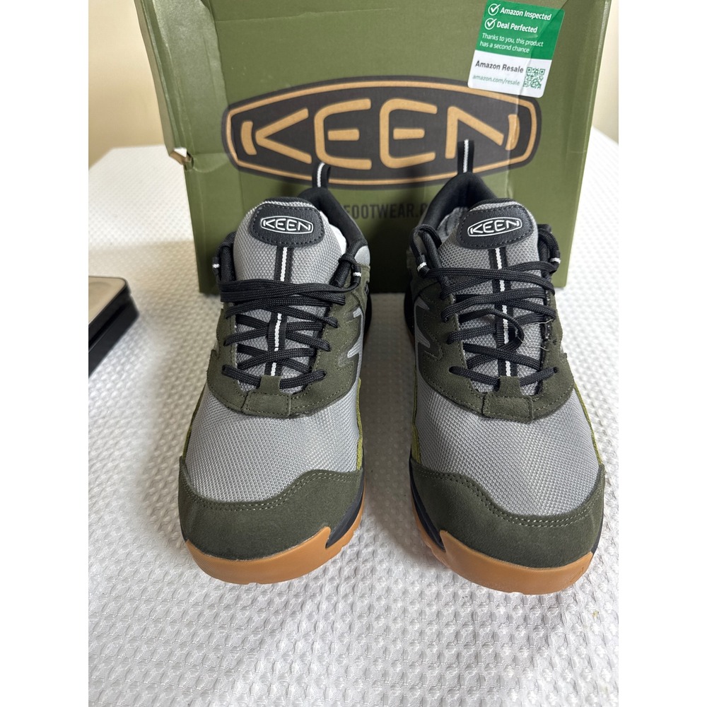 Keen Hiking Shoes Mens 11.5 Wasatch Crest Grey Olive NIB (Defect)